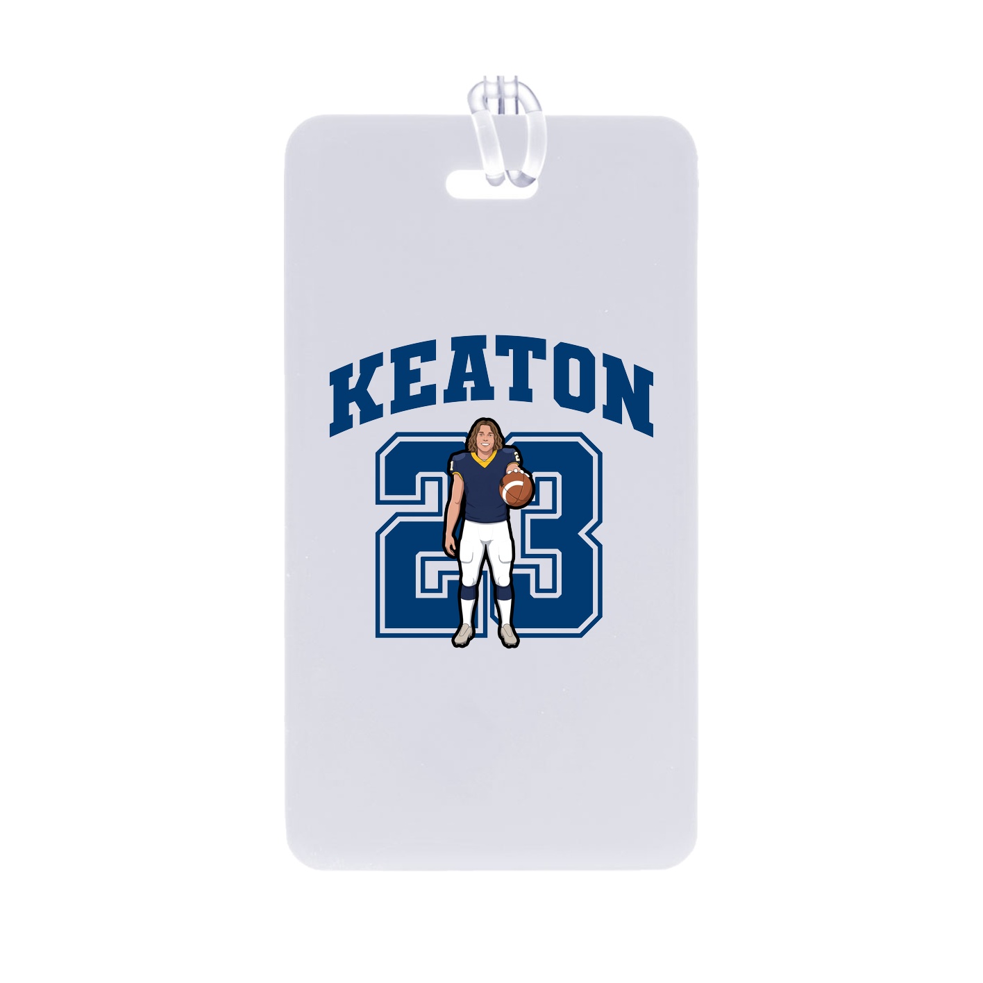 Bag Tag — Number in Classic