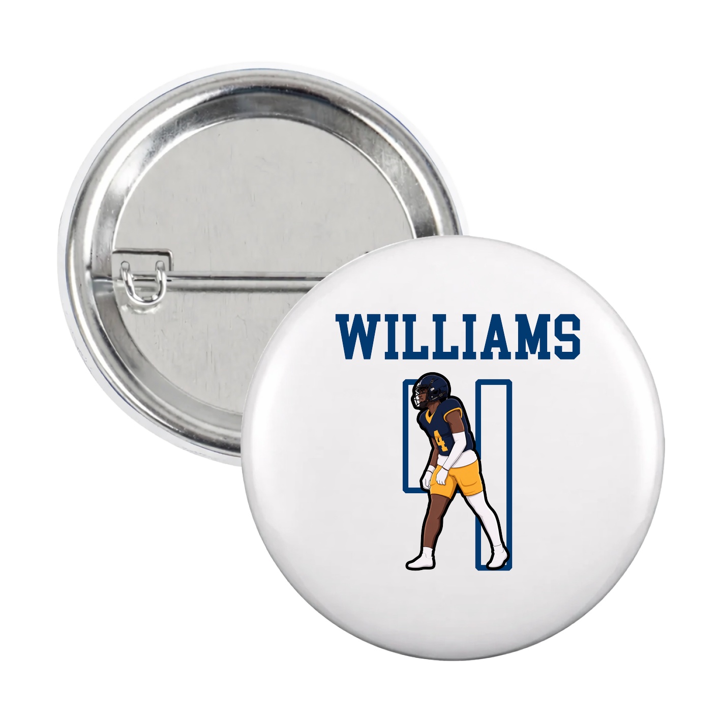 Game Day Button — Shirsey in White