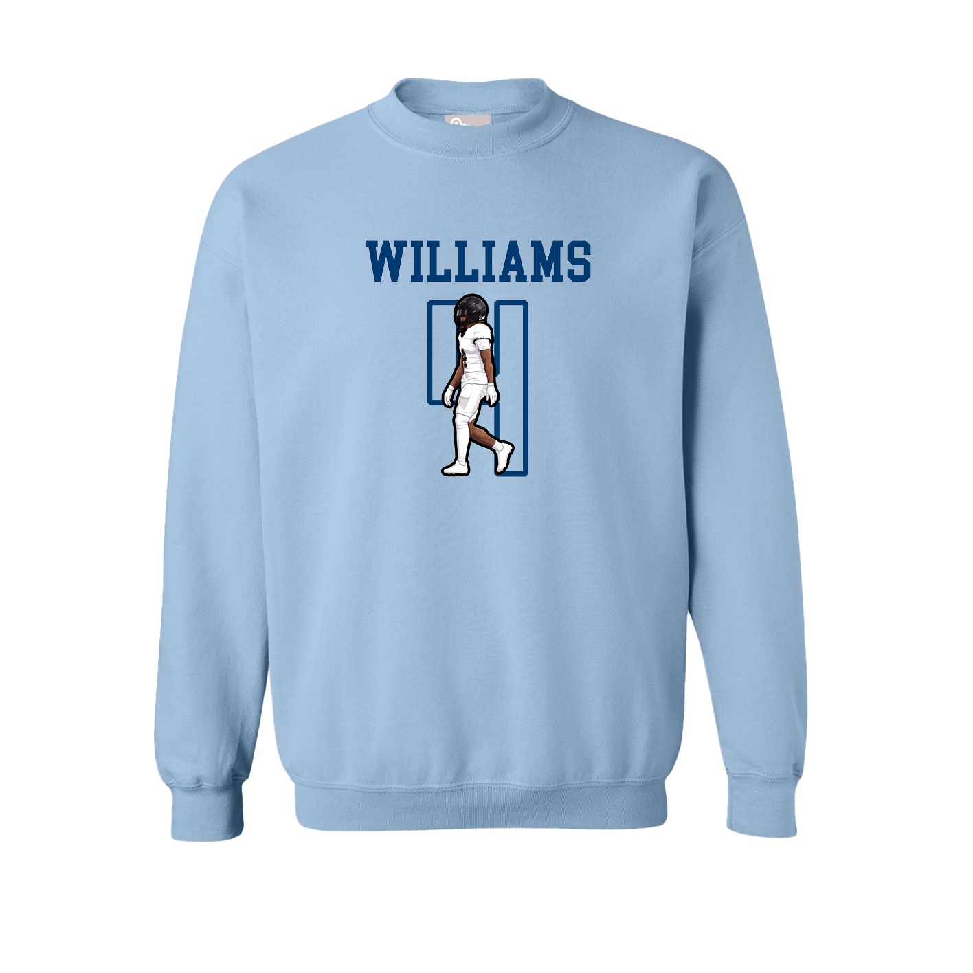 Fleece Crew — Shirsey in Light Blue