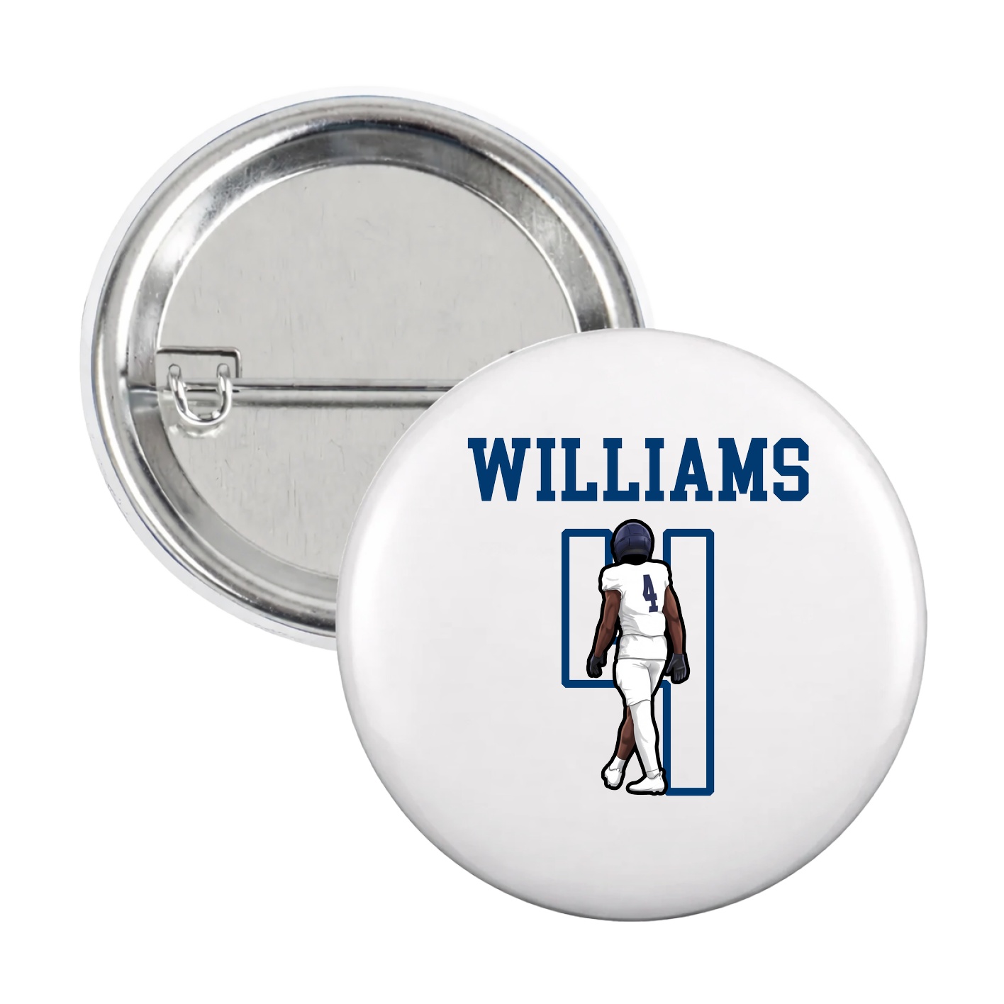 Game Day Button — Shirsey in White