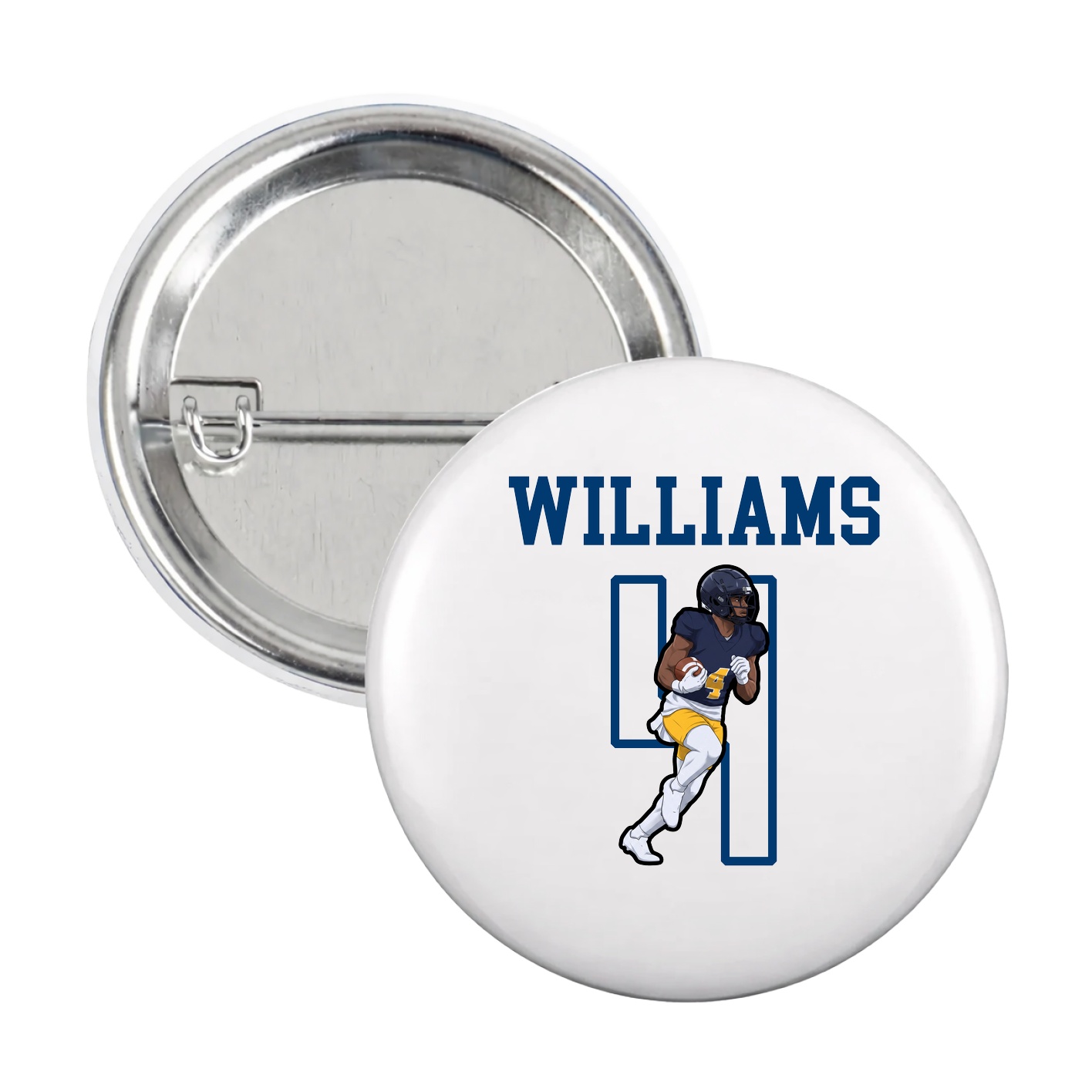 Game Day Button — Shirsey in White