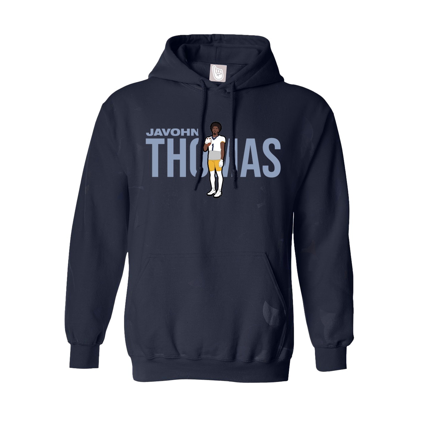 Hoodie — Player Name in Navy