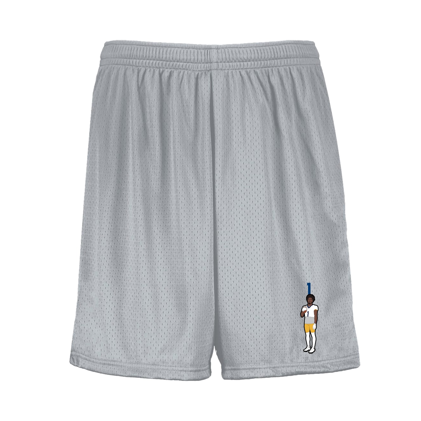 Shorts — Number Top in Silver