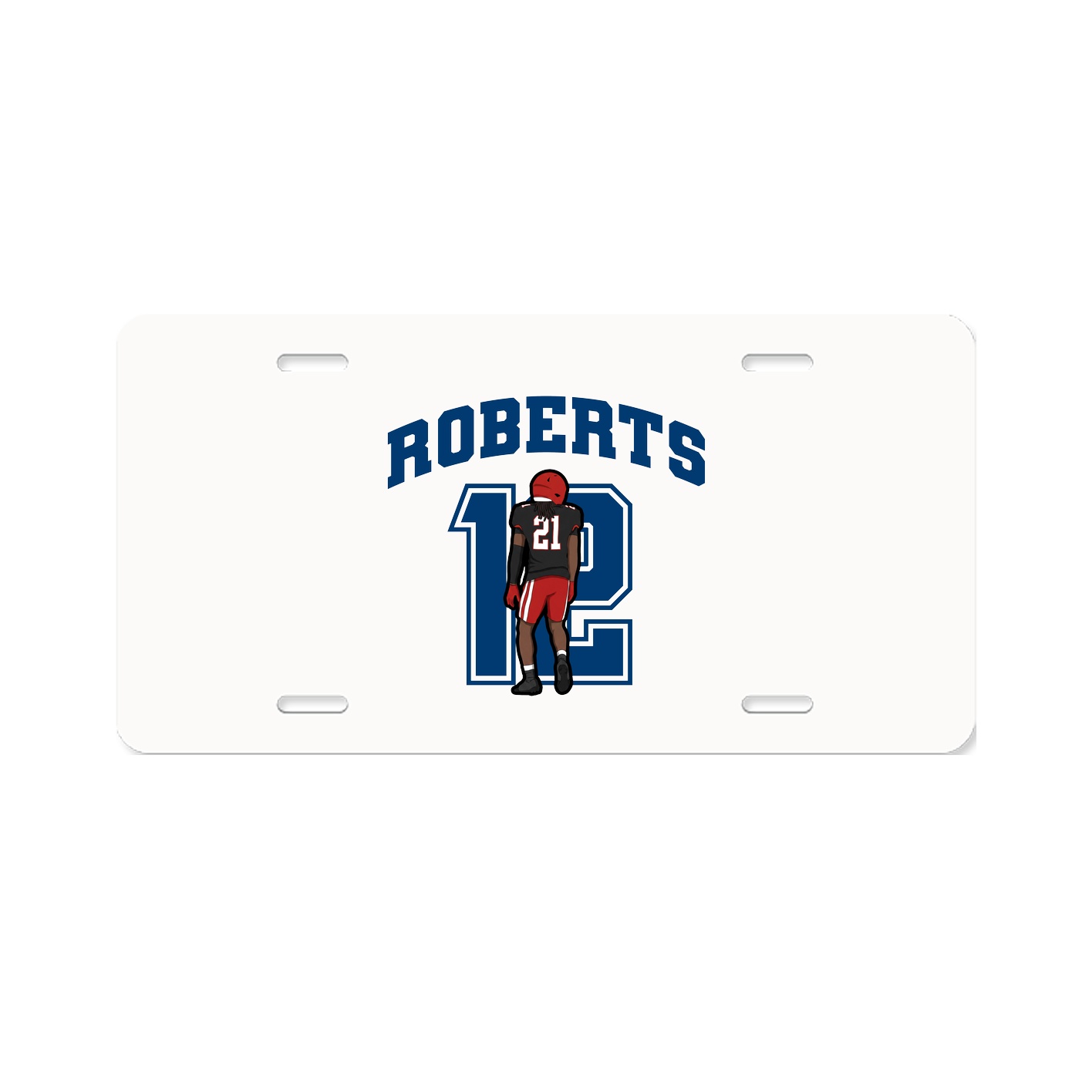 License Plate — Number in Classic