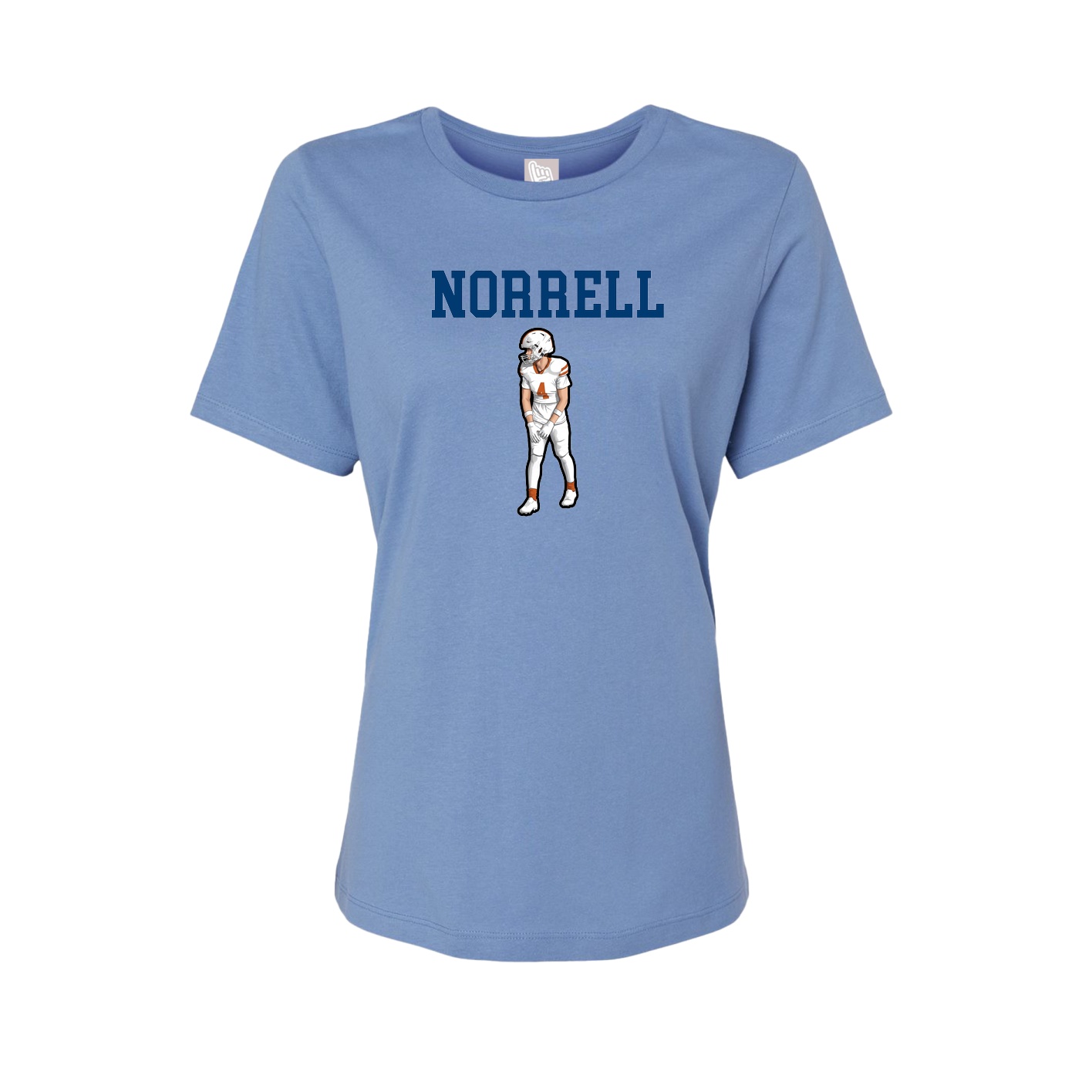 Fitted Women's Tee — Shirsey in Powder Blue