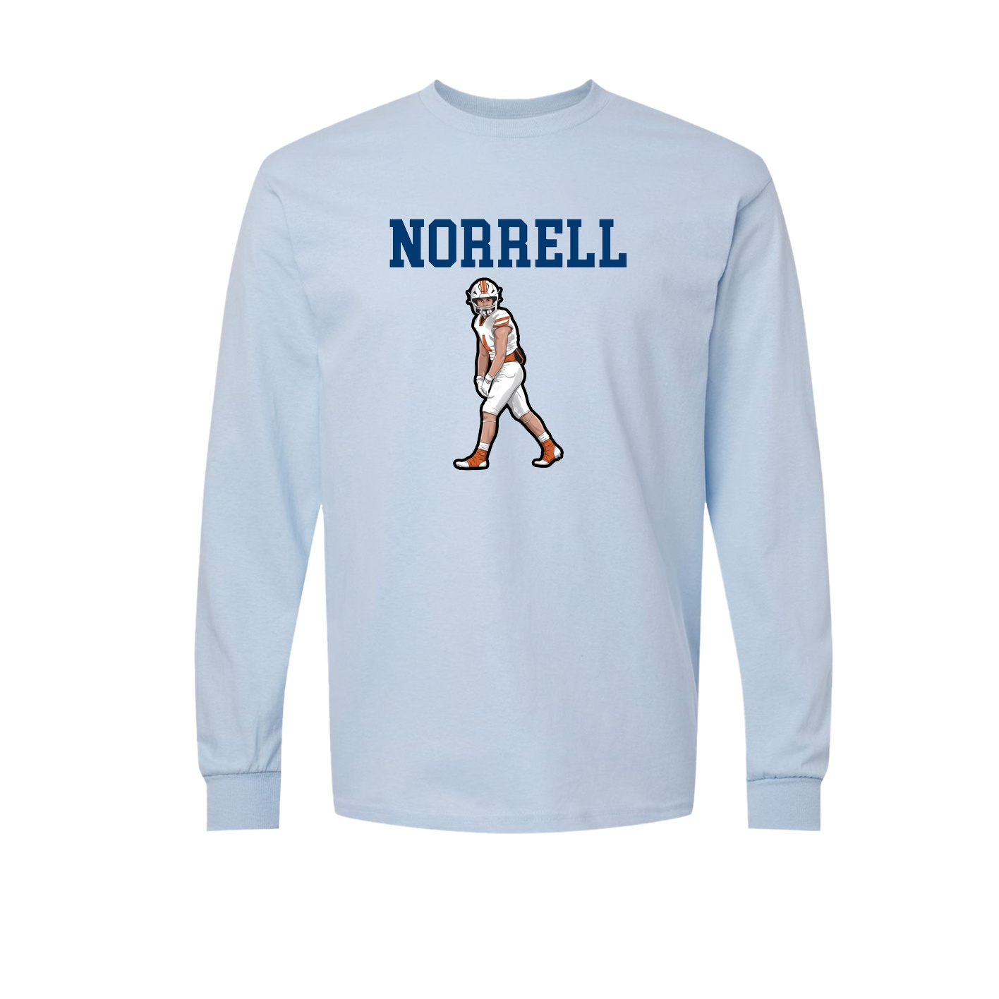 Long Sleeve Tee — Shirsey in Light Blue