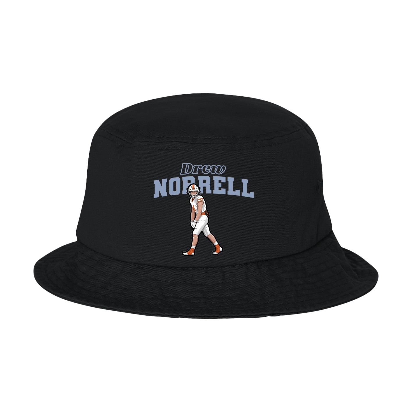 Bucket Cap — Name Arch in Black