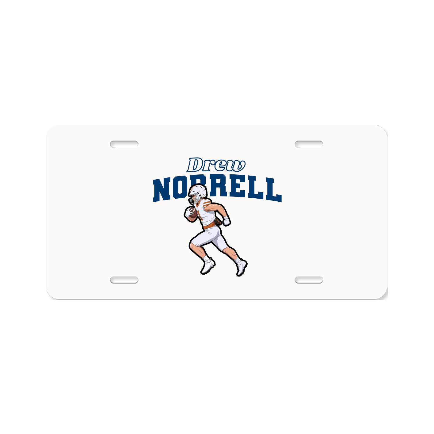 License Plate — Name Arch in Classic