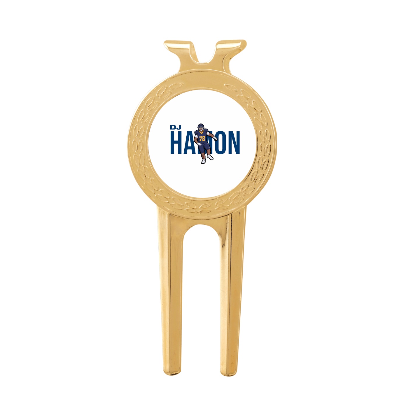 Divot Tool with Ball Marker — Player Name in Classic