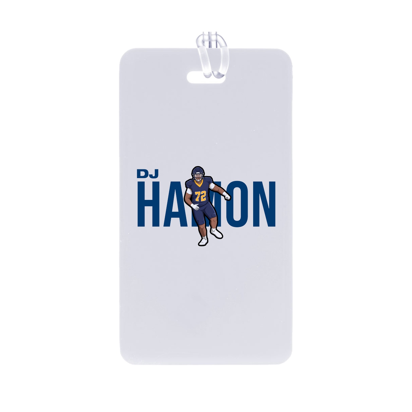 Bag Tag — Player Name in Classic