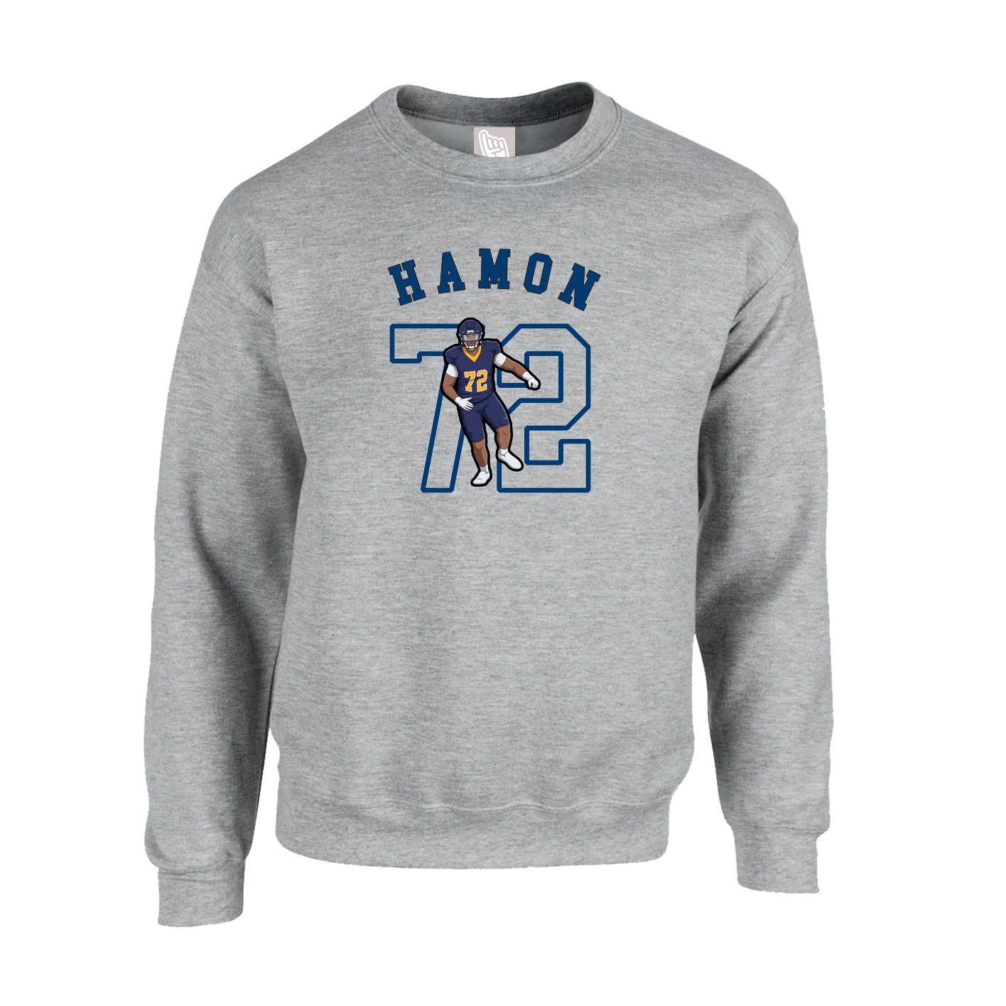 Fleece Crew — Shirsey Arch in Grey