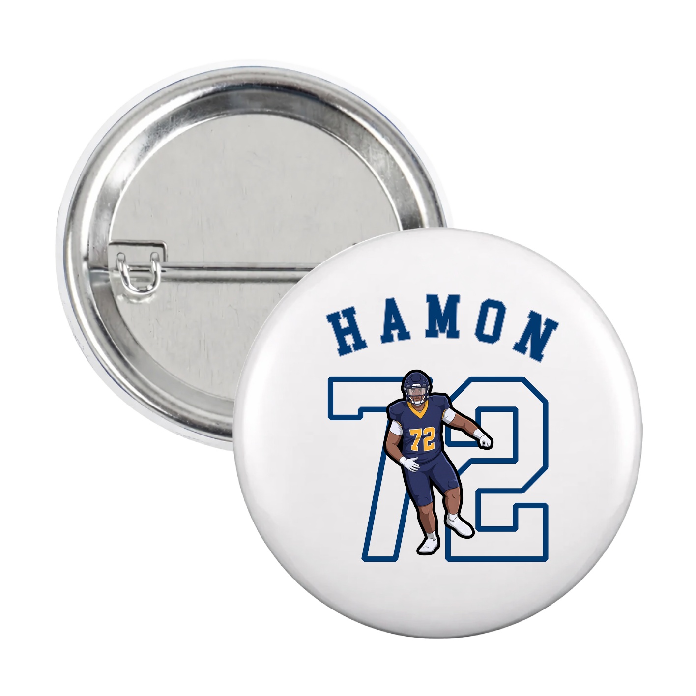 Game Day Button — Shirsey Arch in White