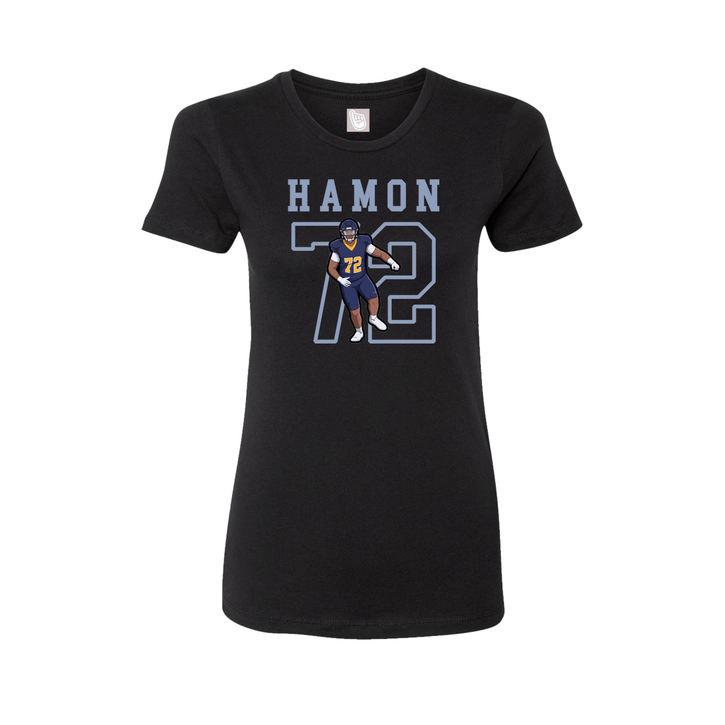 Fitted Women's Tee — Shirsey in Black