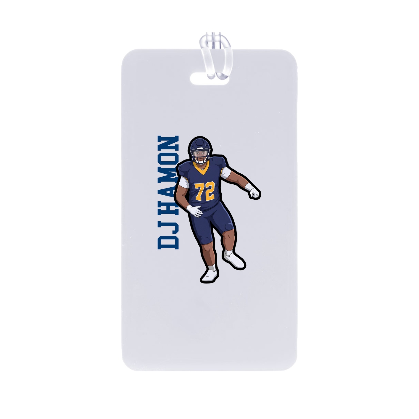 Bag Tag — Name Vertical in Classic