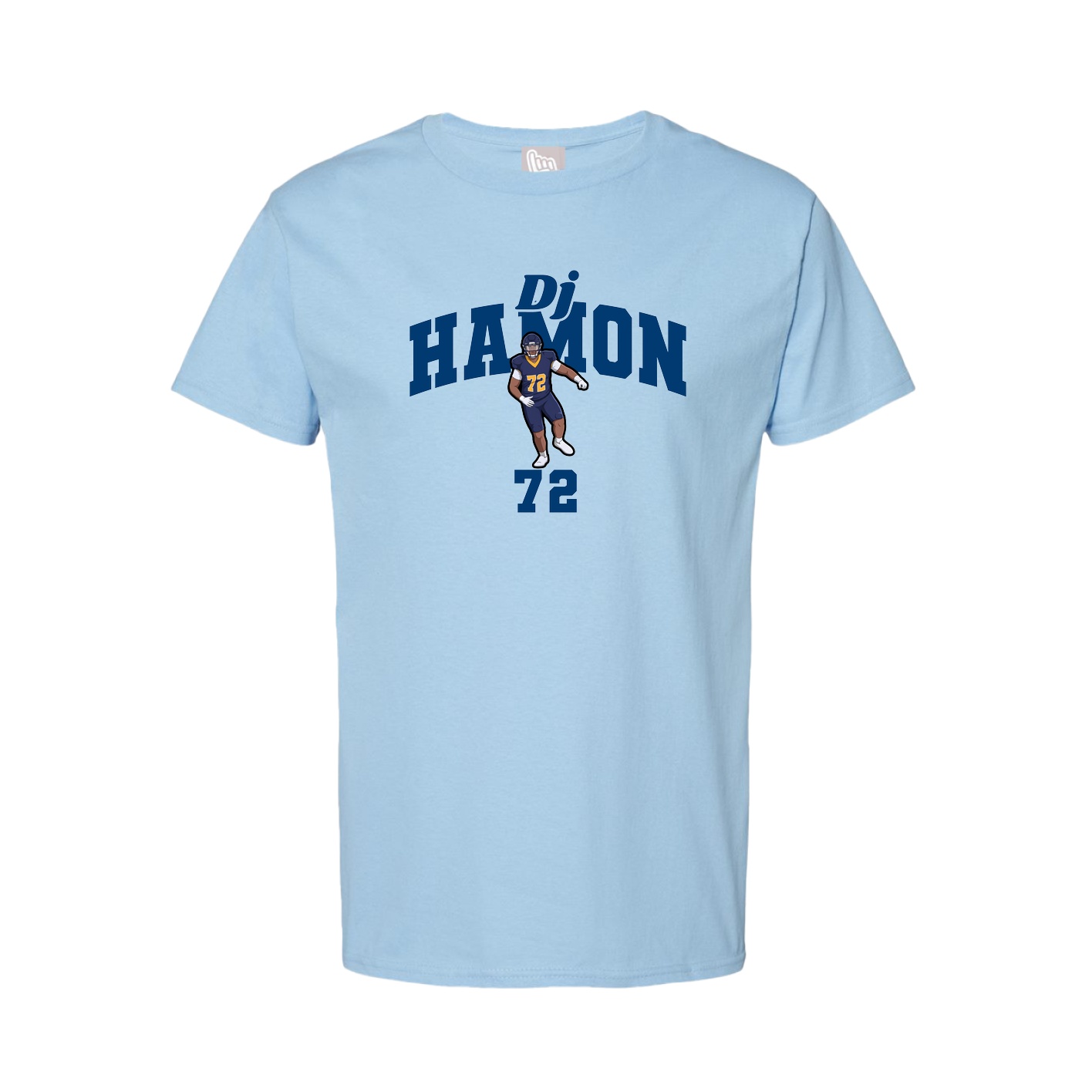 Youth Tee — Signature Arch in Light Blue