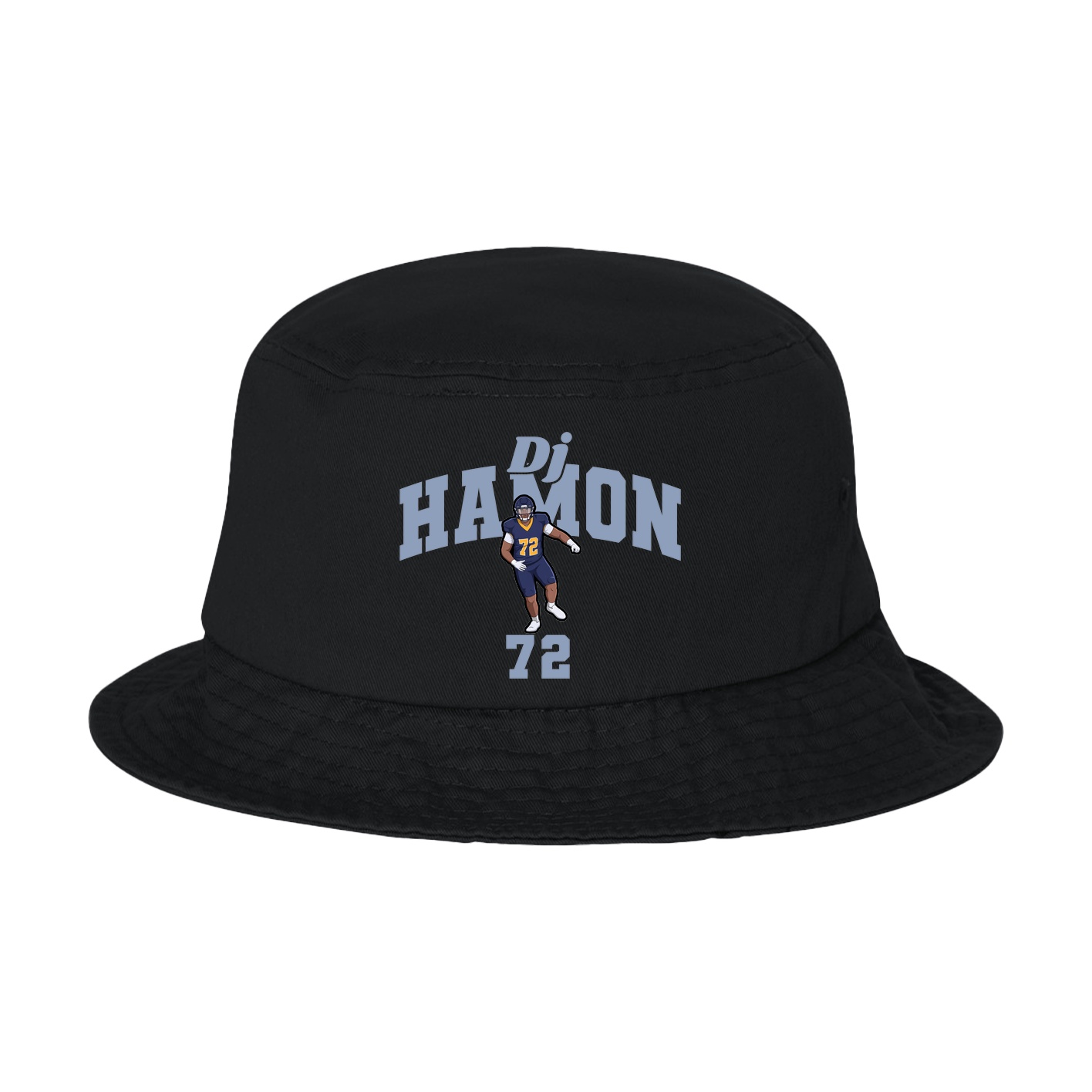 Bucket Cap — Signature Arch in Black
