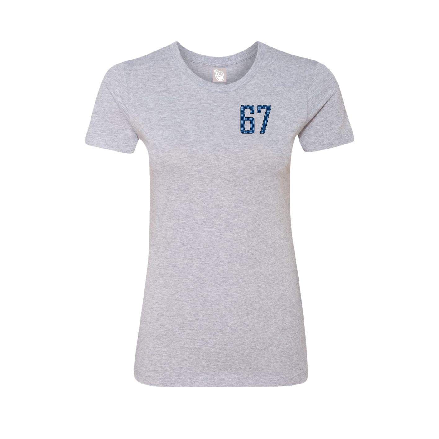 Womens Tee — Front Shirsy in Grey