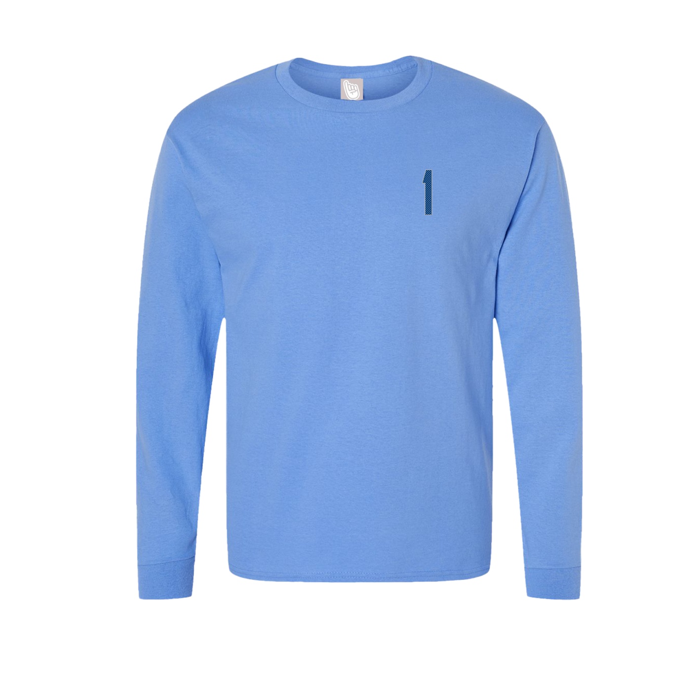 Long Sleeve Tee — Front Shirsy in Powder Blue