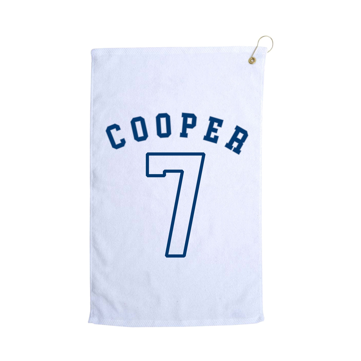Golf Towel — Shirsey Arch in White