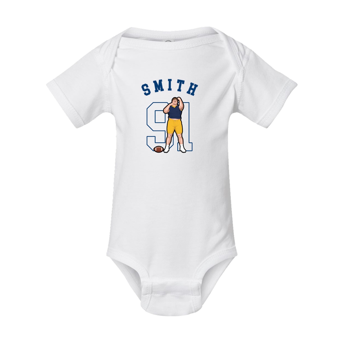 Baby Onesie — Shirsey Arch in White
