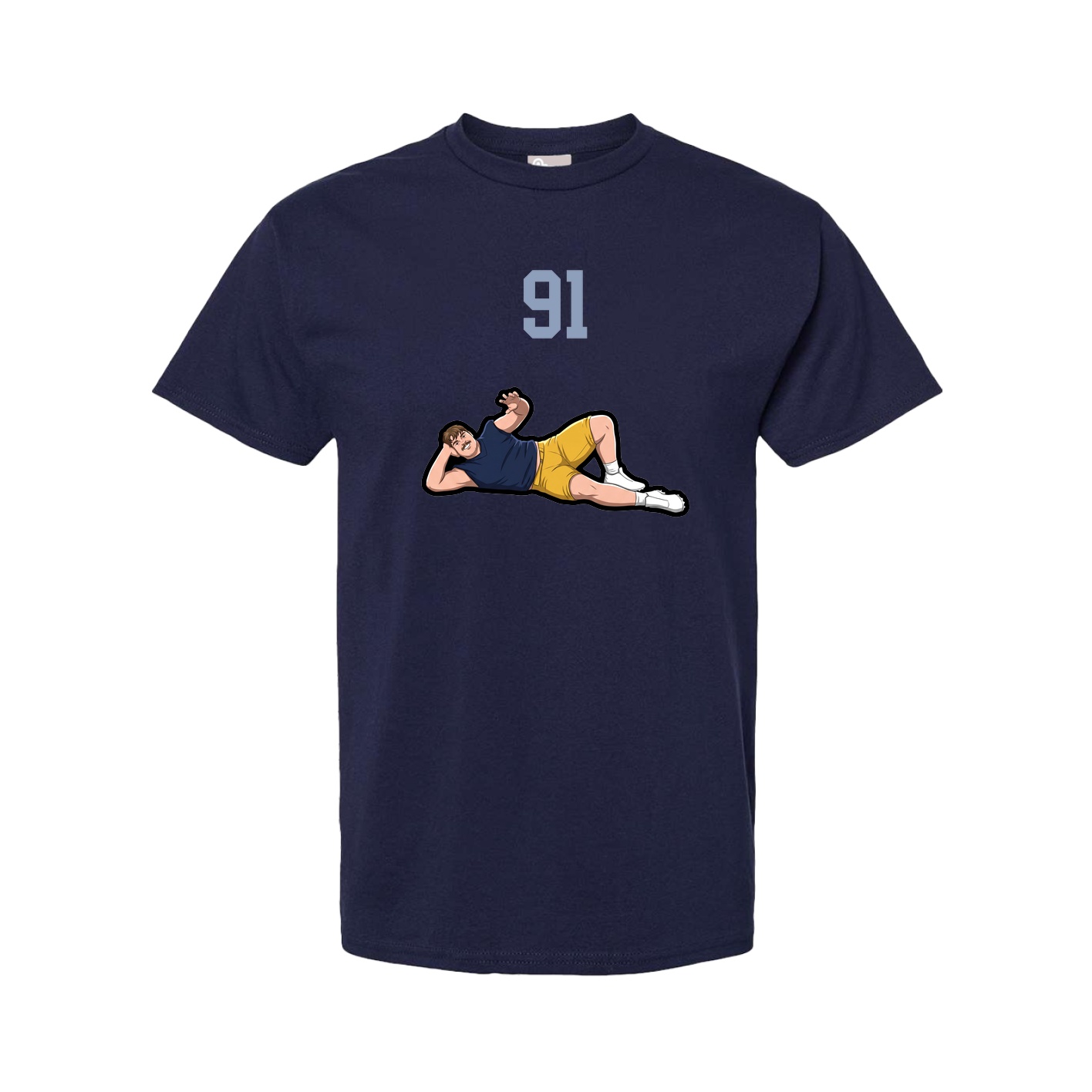 Youth Tee — Number Top in Navy