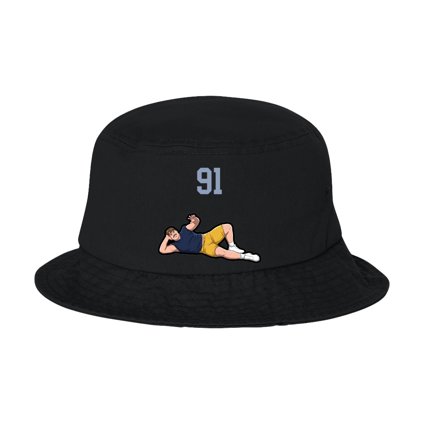 Bucket Cap — Number Top in Black