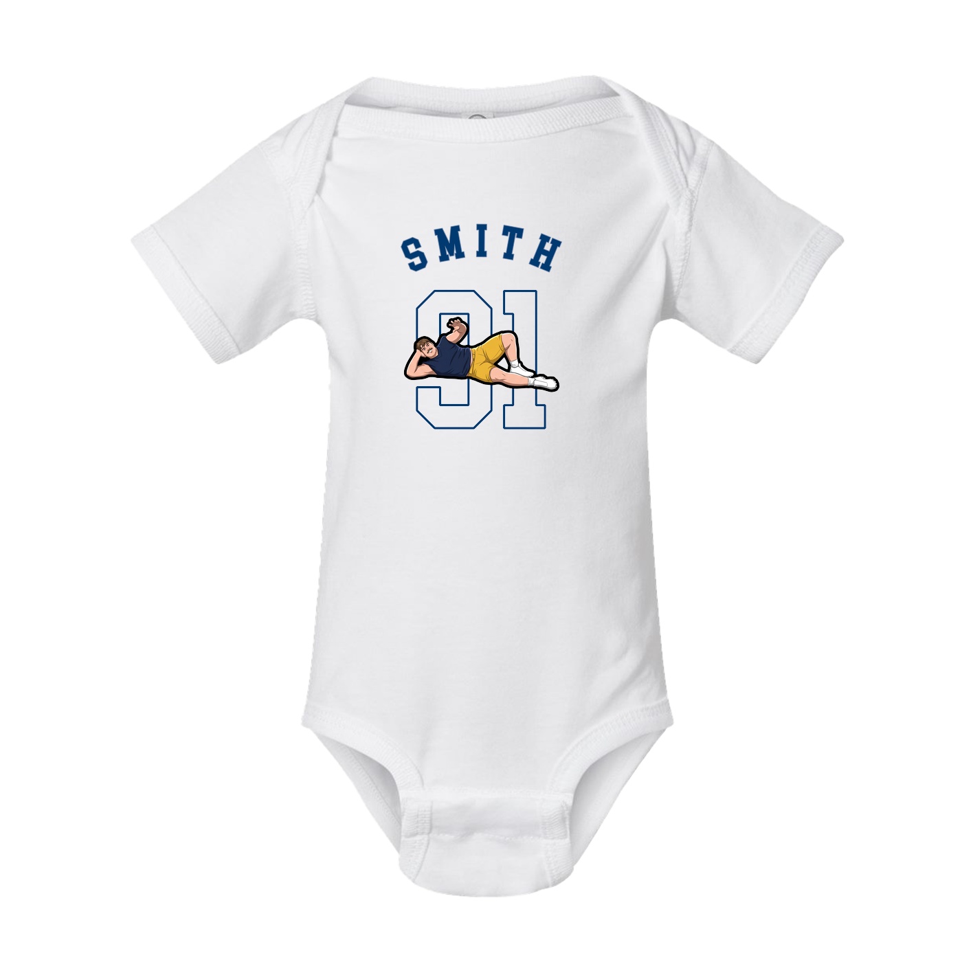 Baby Onesie — Shirsey Arch in White