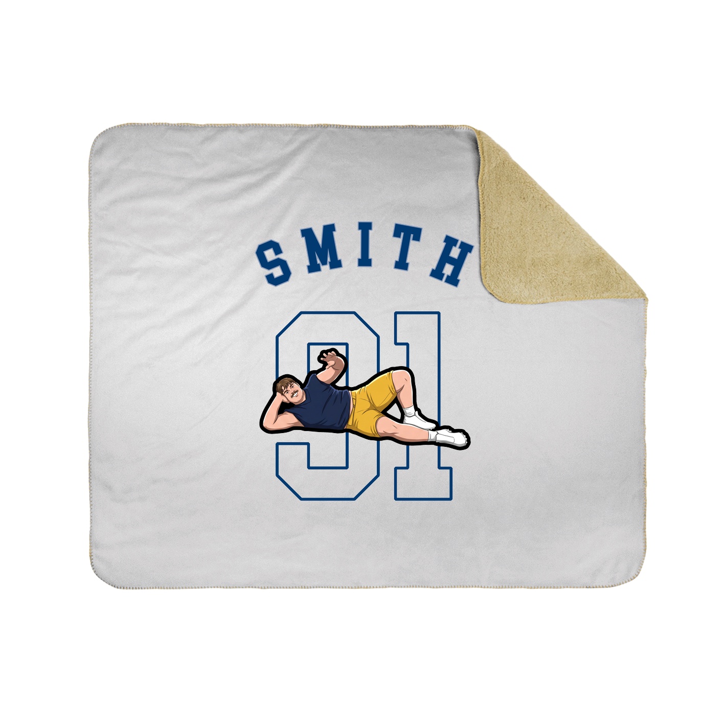 Throw Blanket — Shirsey Arch in White