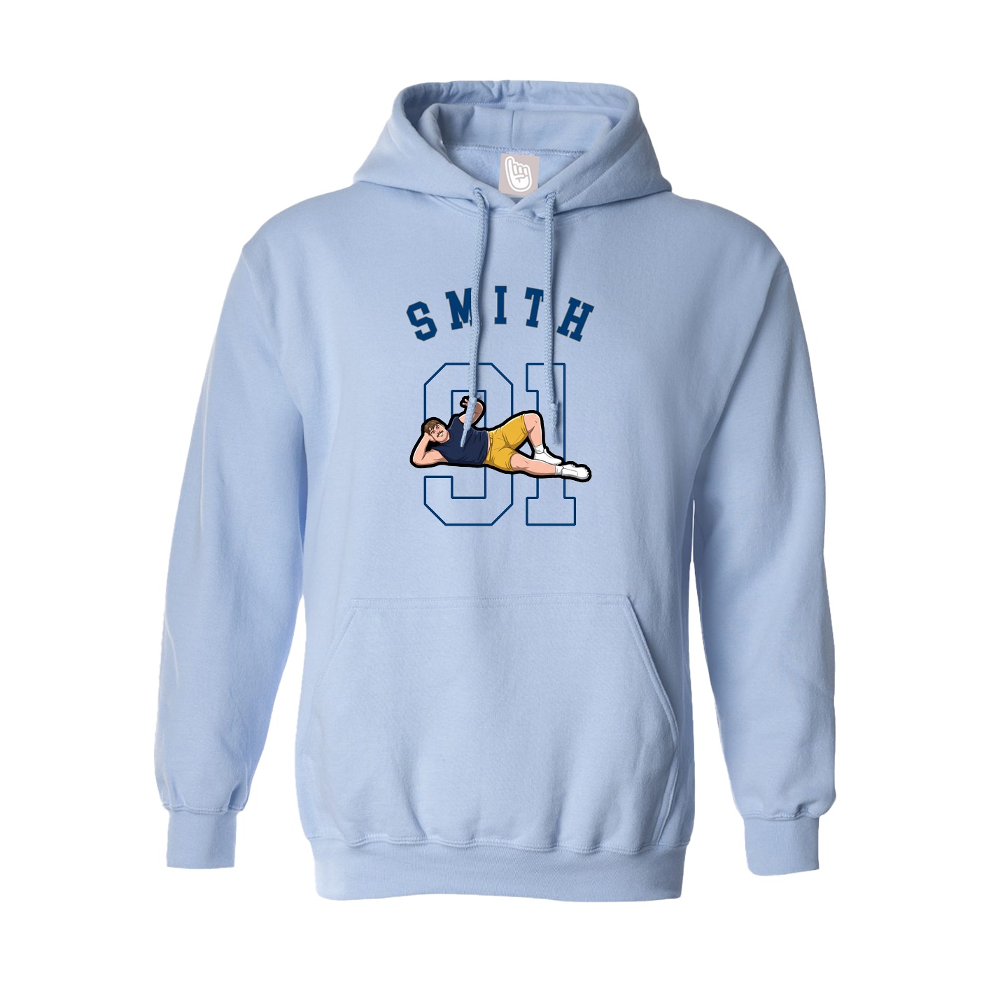 Hoodie — Shirsey Arch in Light Blue