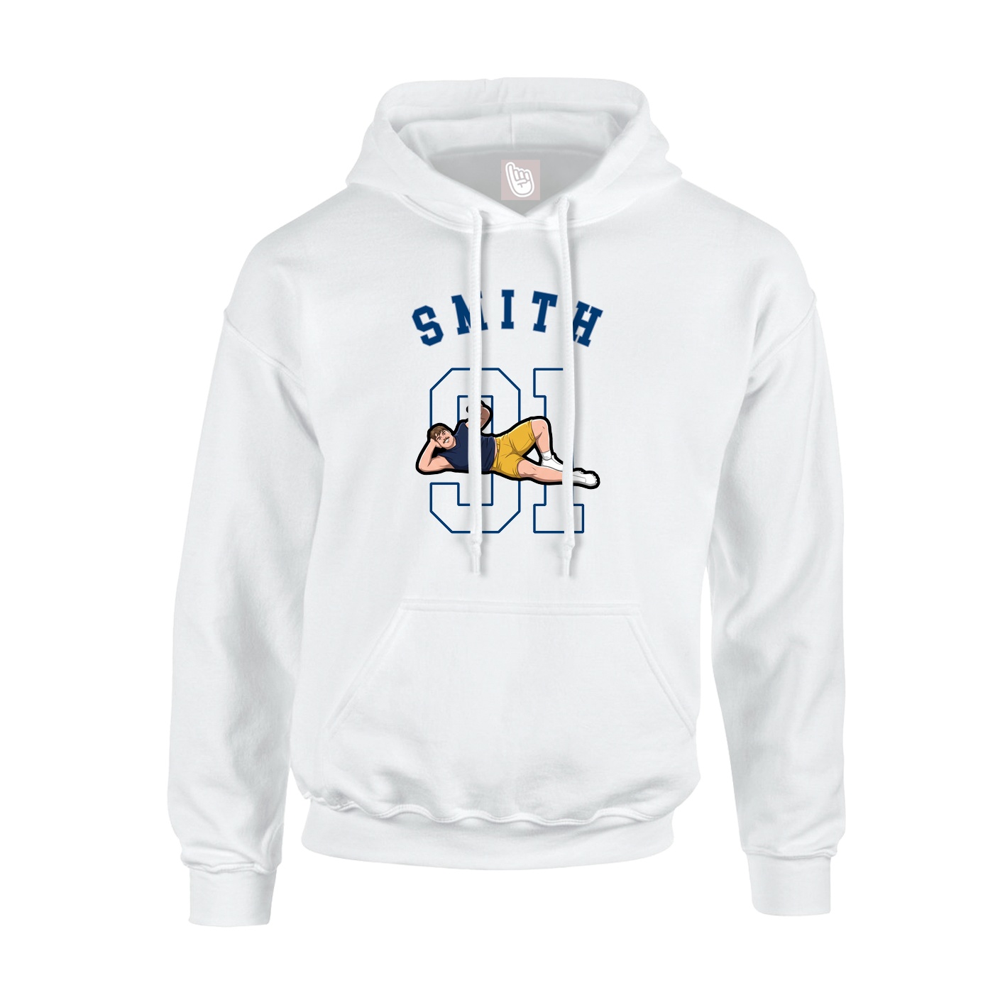 Youth Hoodie — Shirsey Arch in White