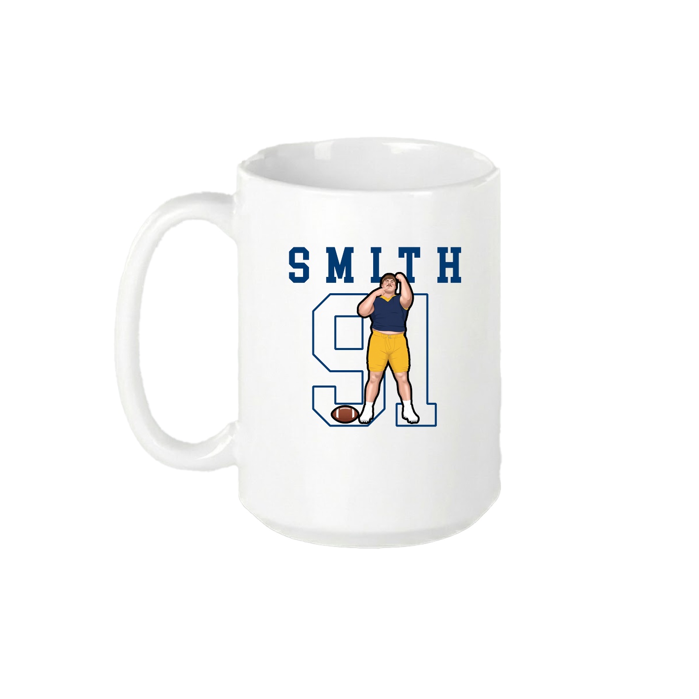 15oz Coffee Mug — Shirsey in White