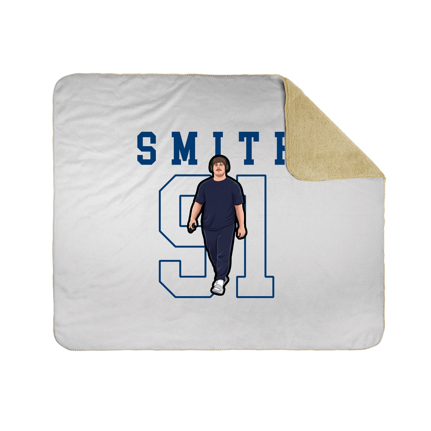 Throw Blanket — Shirsey in White