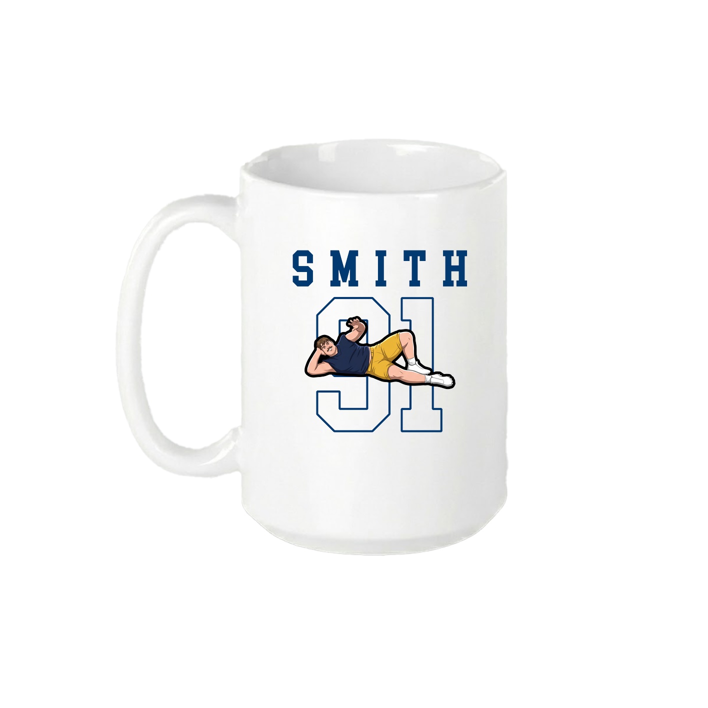 15oz Coffee Mug — Shirsey in White