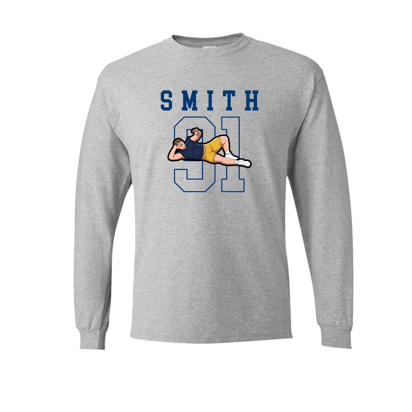 Long Sleeve Tee — Shirsey in Grey