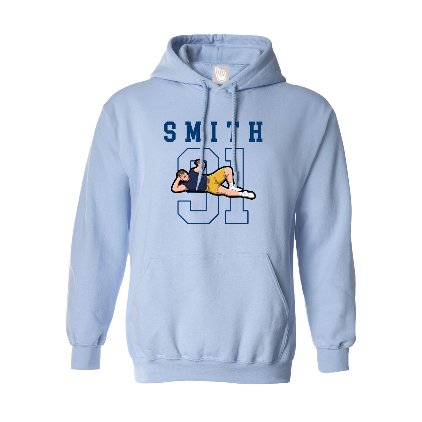 Hoodie — Shirsey in Light Blue