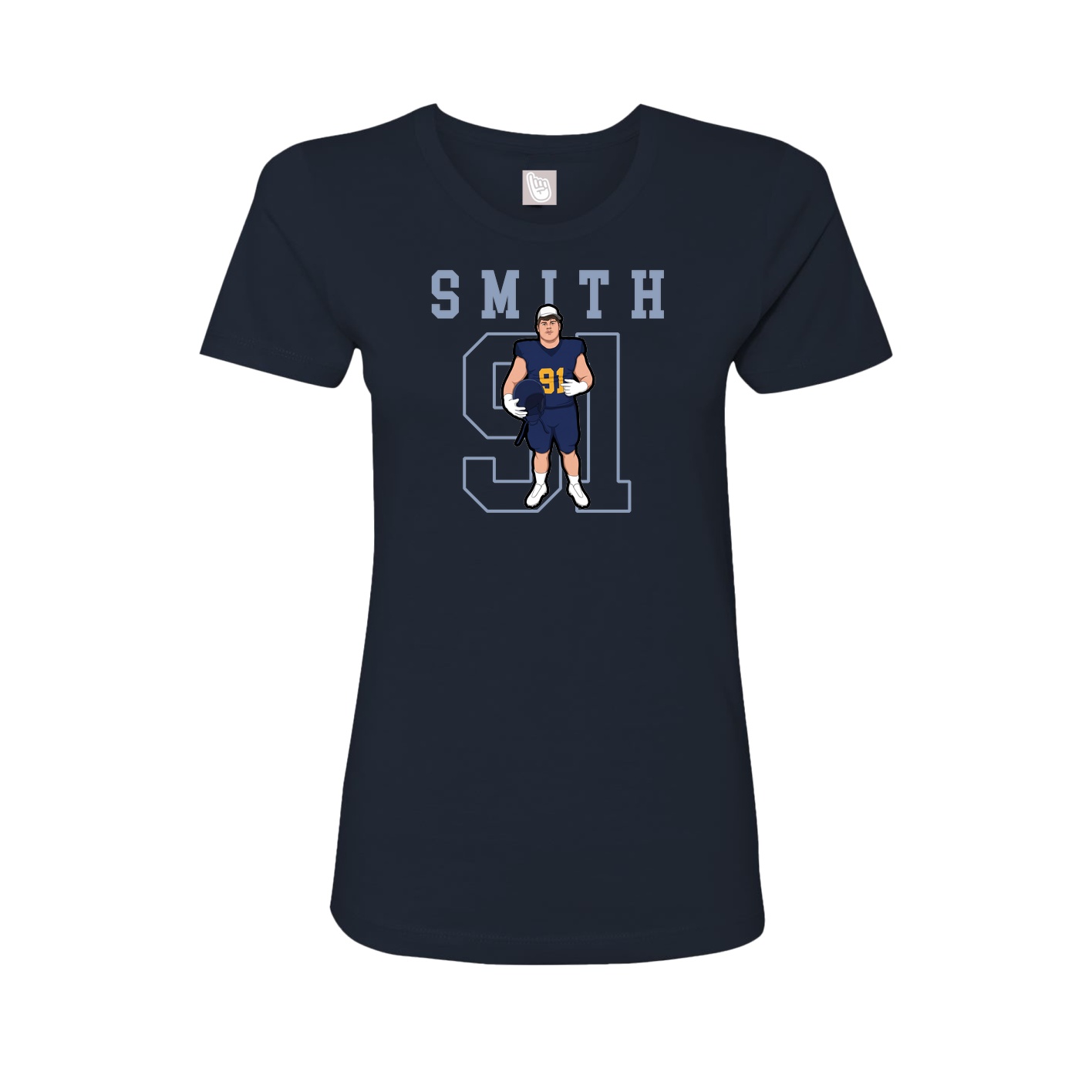 Fitted Women's Tee — Shirsey in Navy