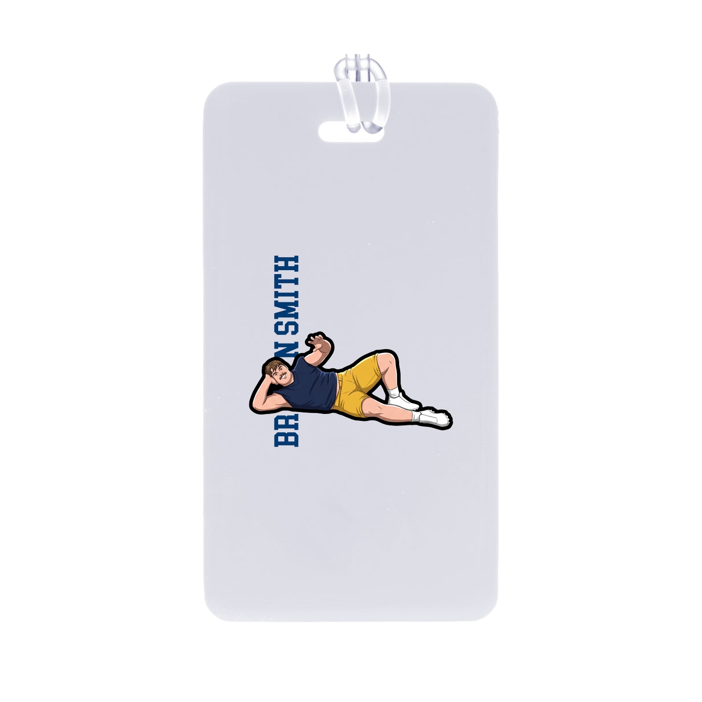 Bag Tag — Name Vertical in Classic