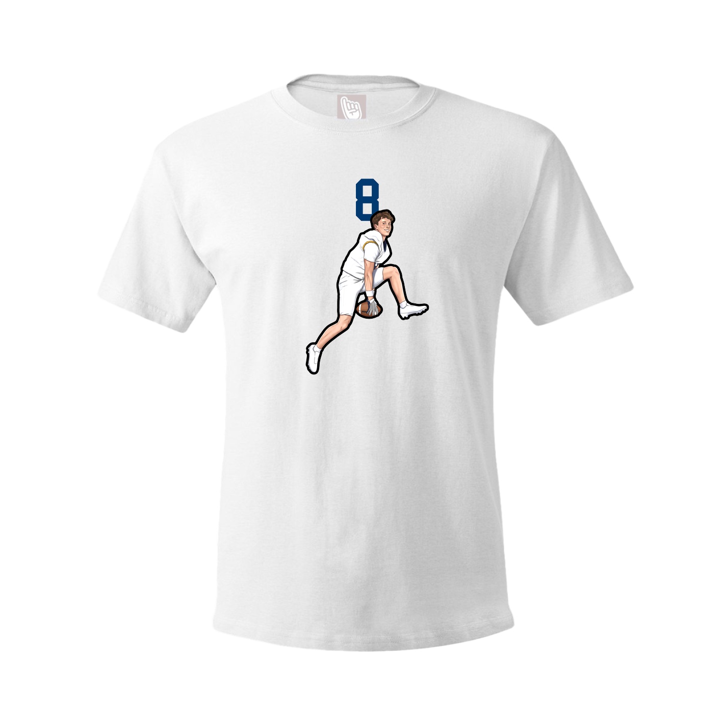 Tee — Number Top in White