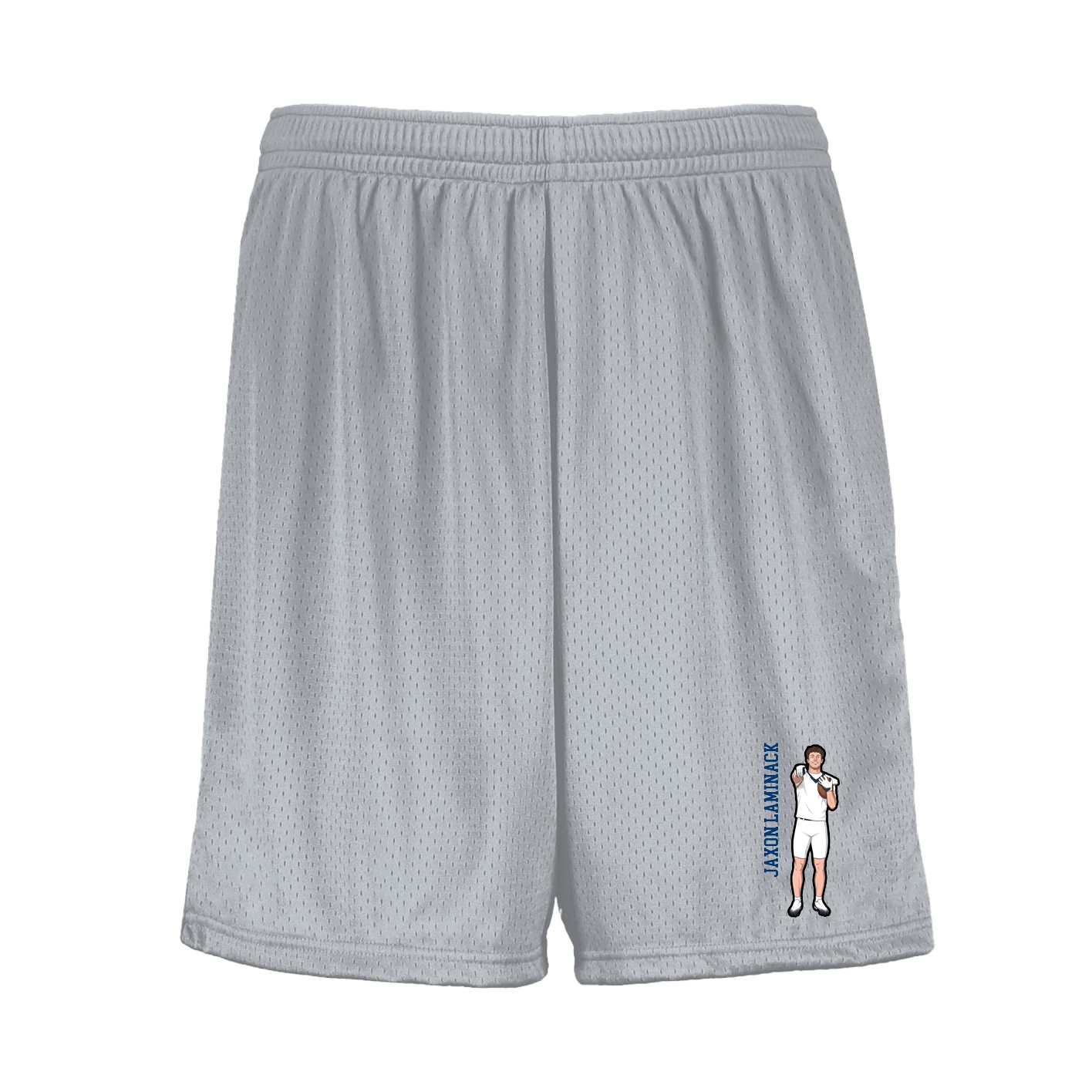 Shorts — Name Vertical in Silver