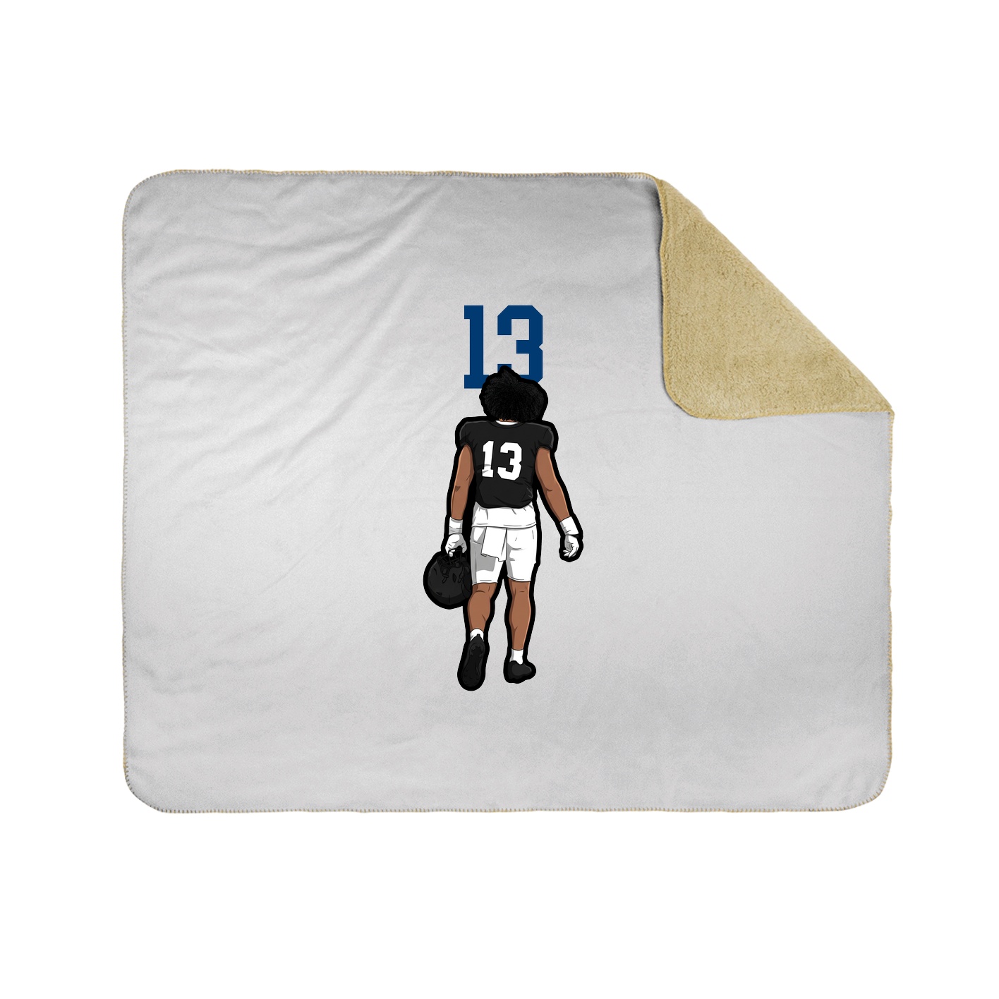 50x60 Sherpa Lined Throw Blanket