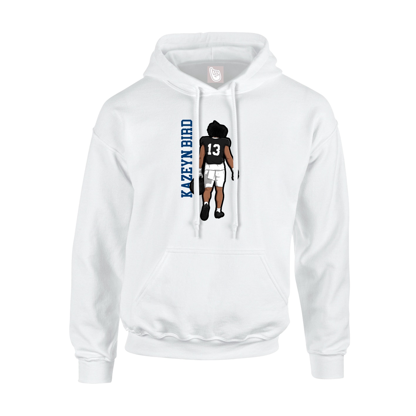 Youth Hoodie — Classic in White