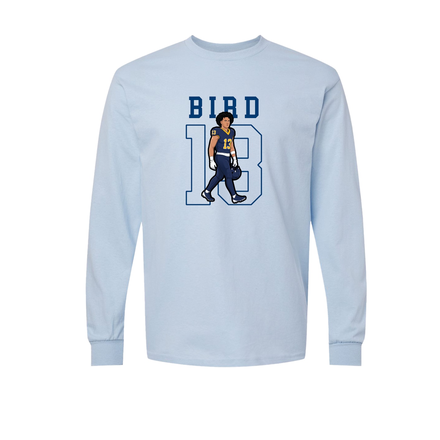 Long Sleeve Tee — Classic in Light Blue