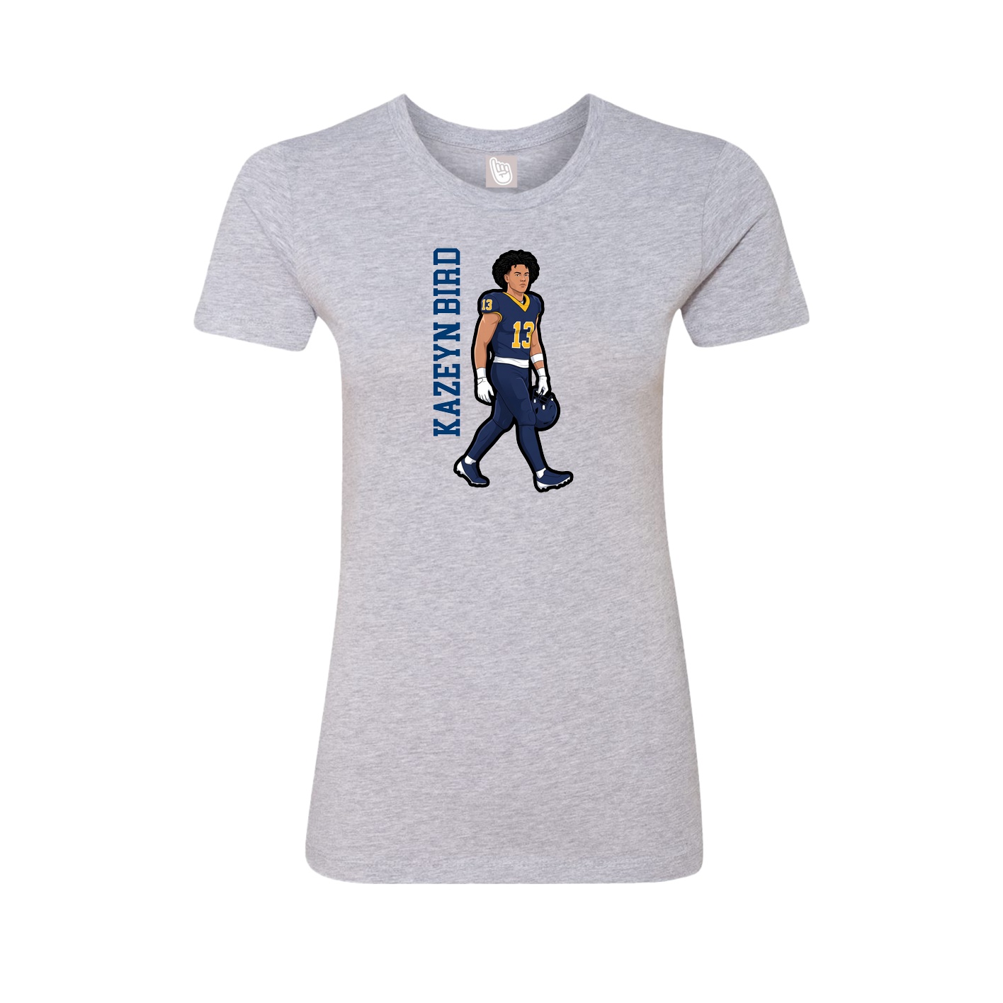 Fitted Women's Tee — Classic in Grey