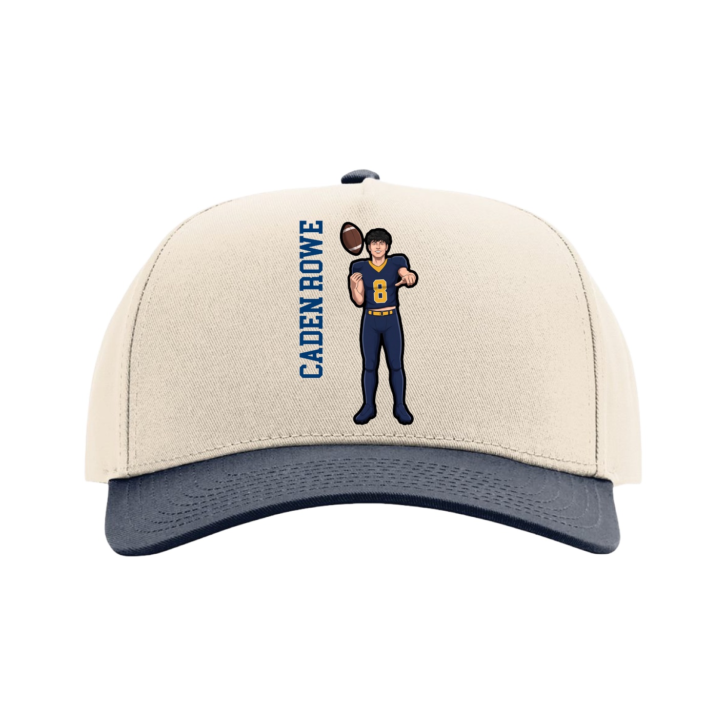 Full Fabric Five-Panel Champ Cap