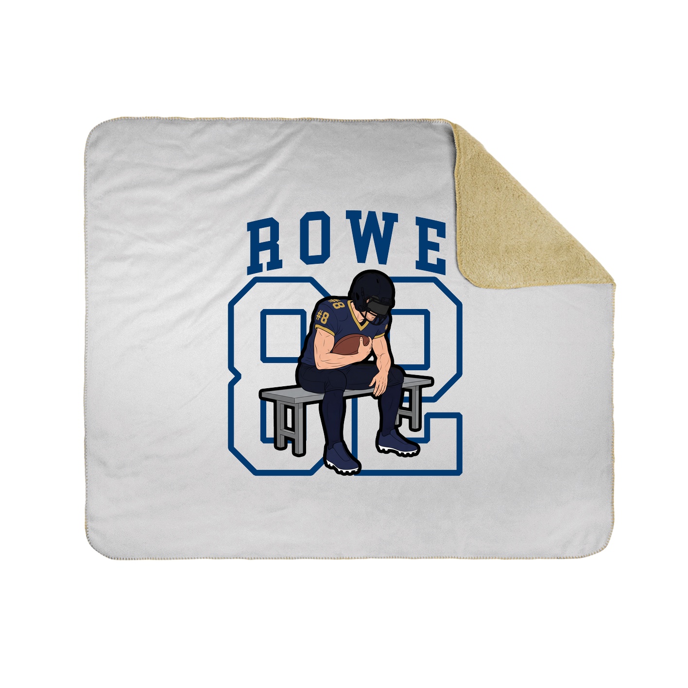 50x60 Sherpa Lined Throw Blanket