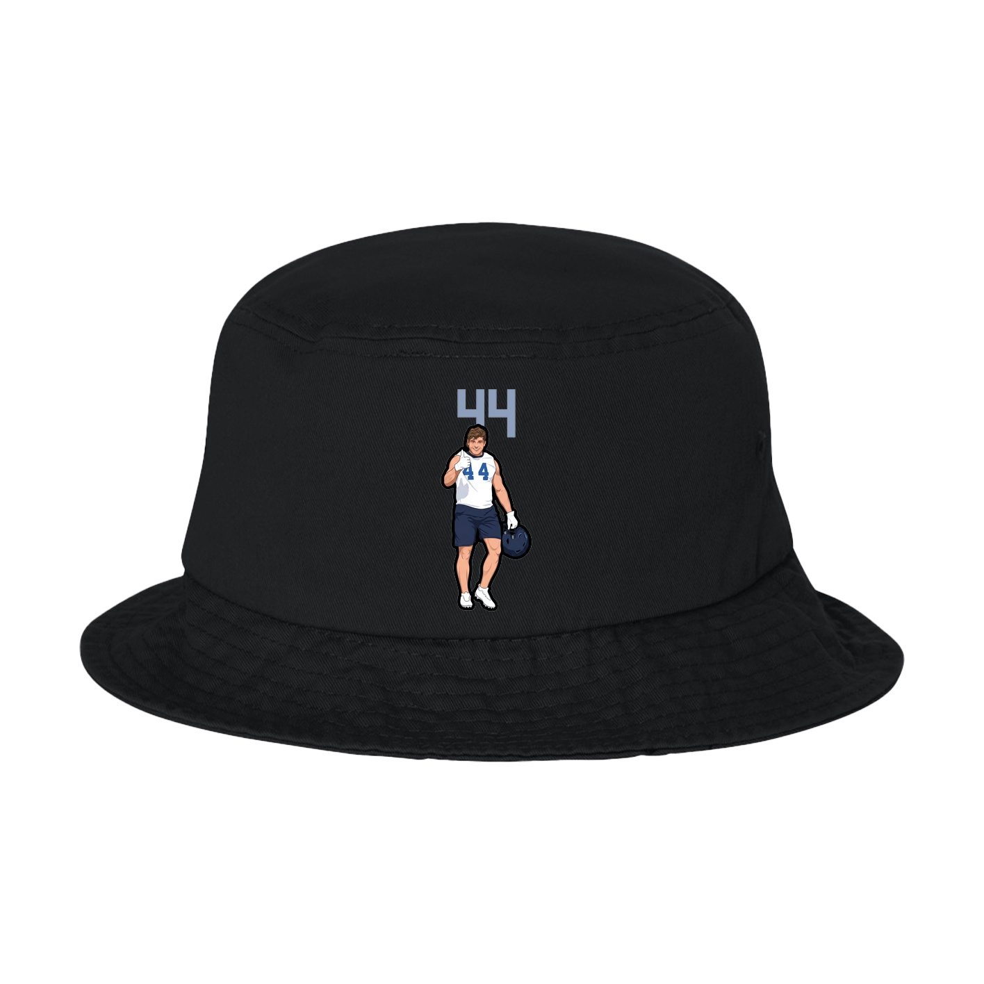 Bucket Cap — Number Top in Black