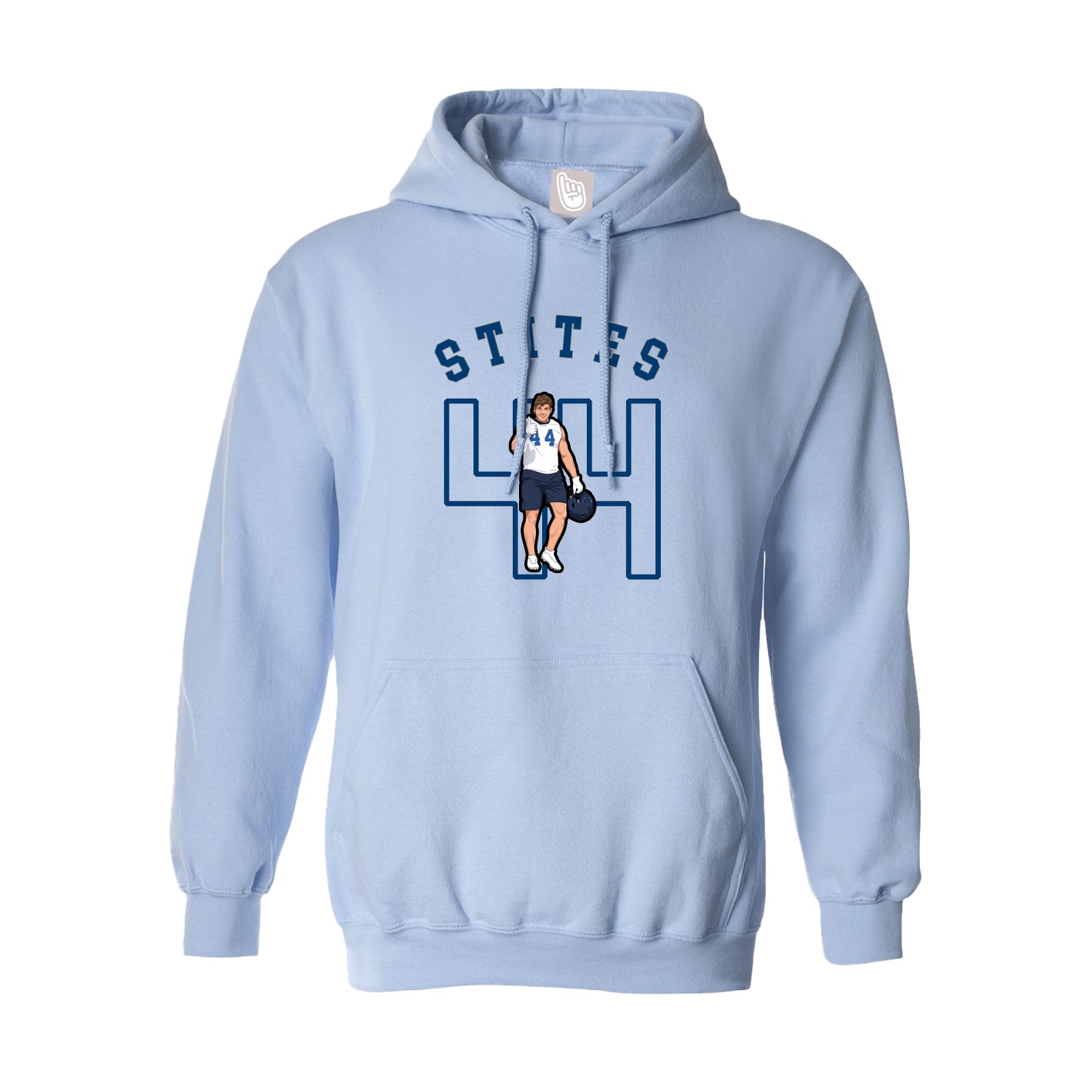 Hoodie — Shirsey Arch in Light Blue