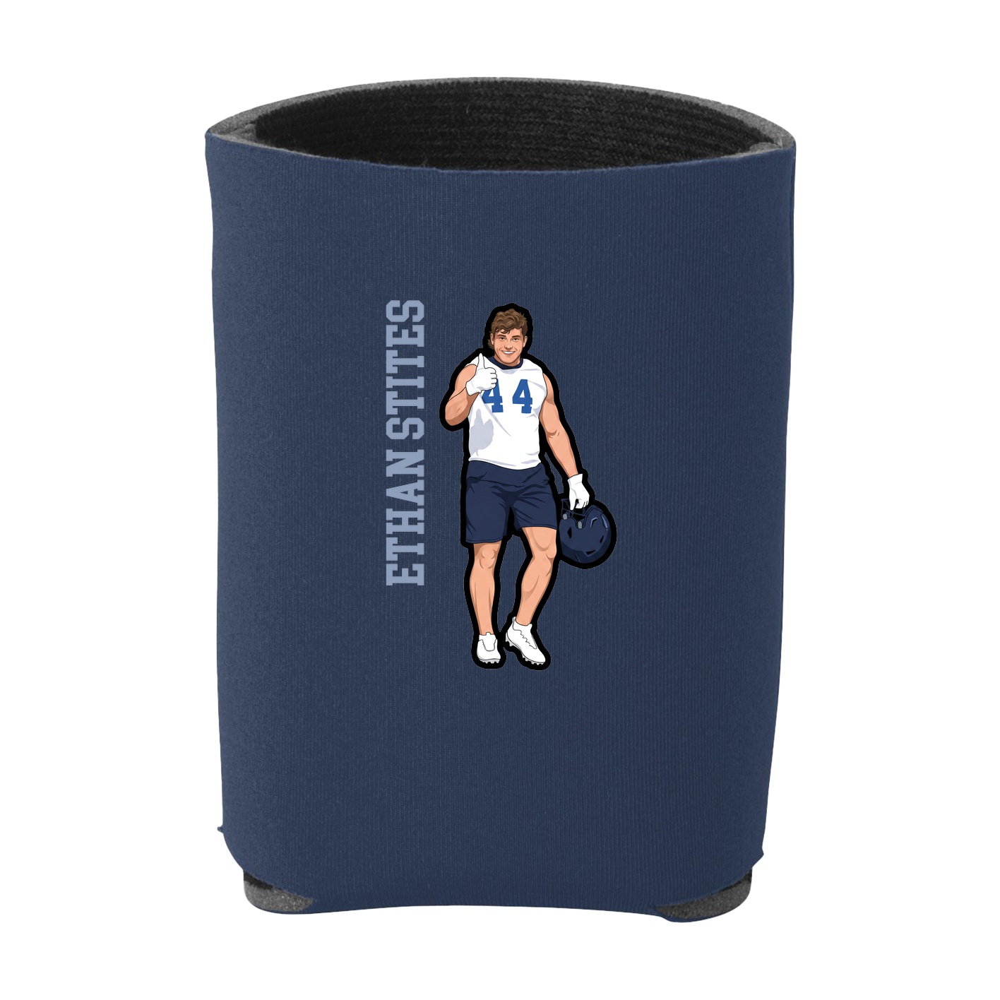 Can Holder — Name Vertical in Navy