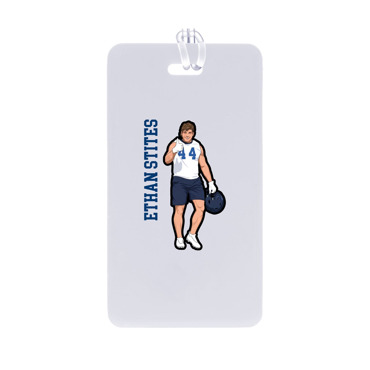 Bag Tag — Name Vertical in Classic