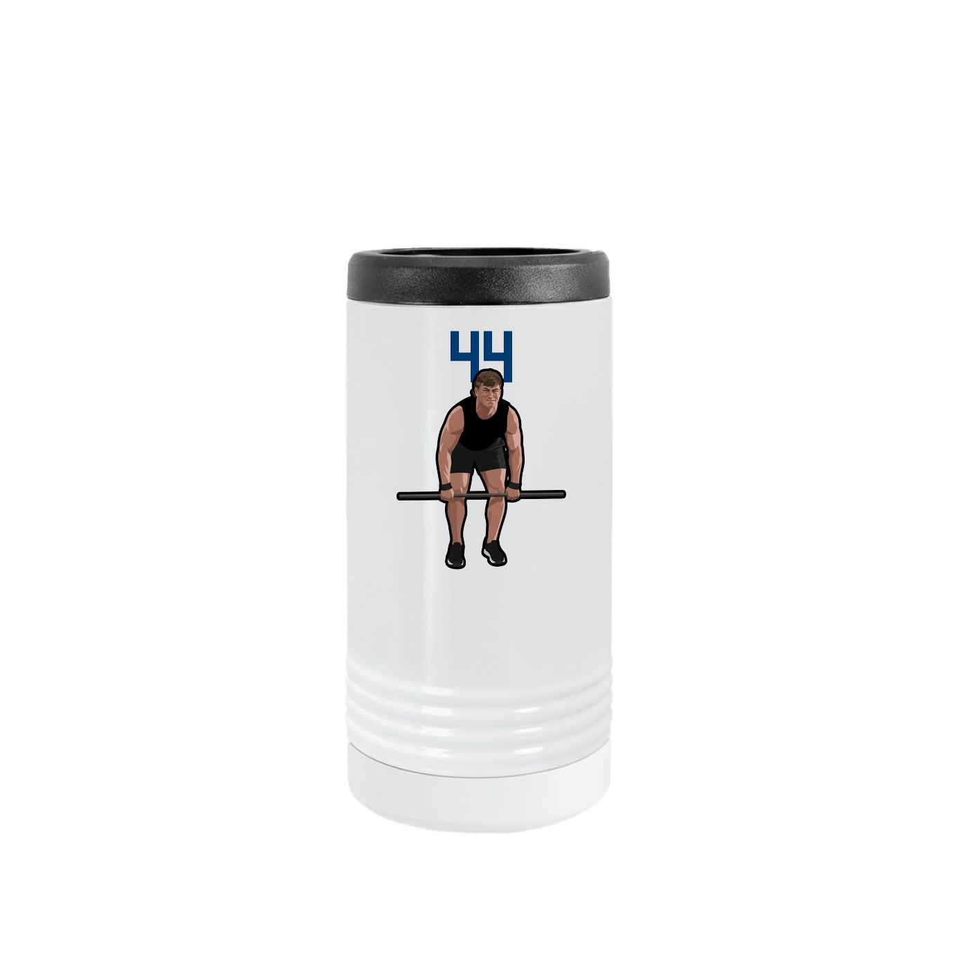 Slim Beverage Holder — Number Top in White